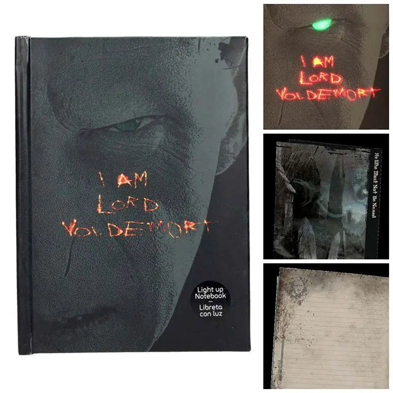 HP LORD VOLDEMORT NOTEBOOK W/LIGHT
