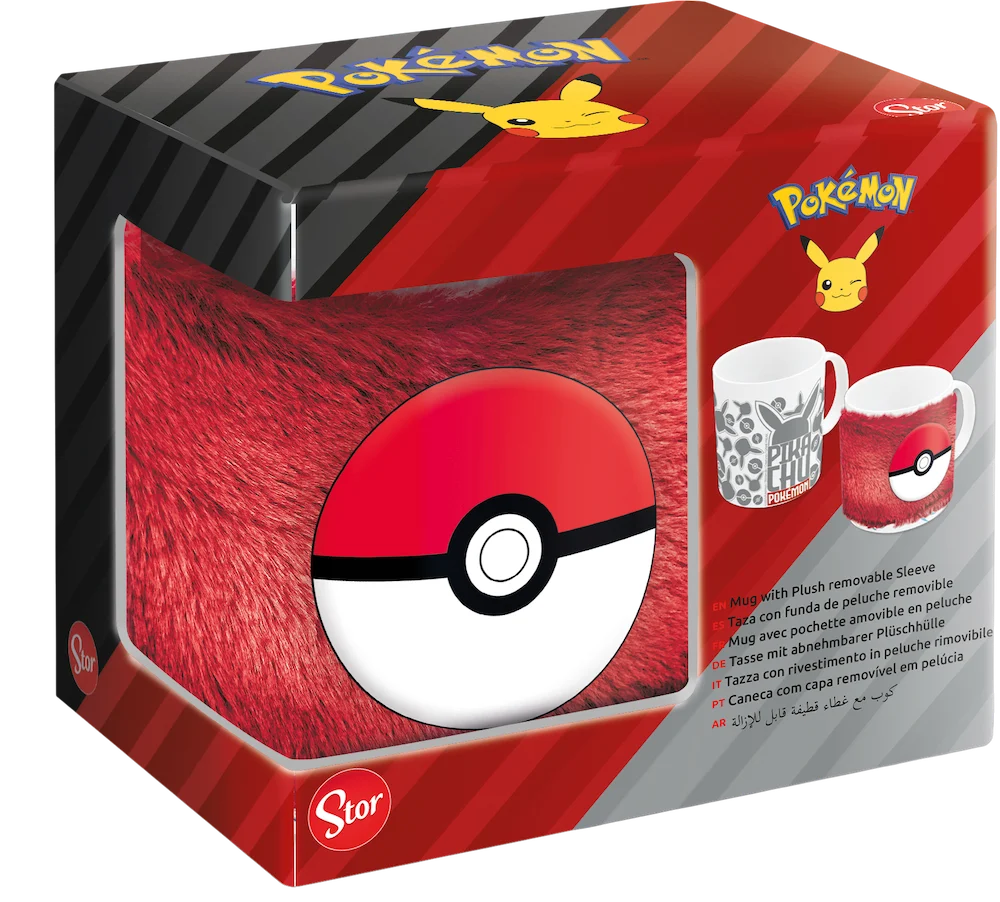 POKEMON - Pokéball - Plush Sleeve Mug 11oz