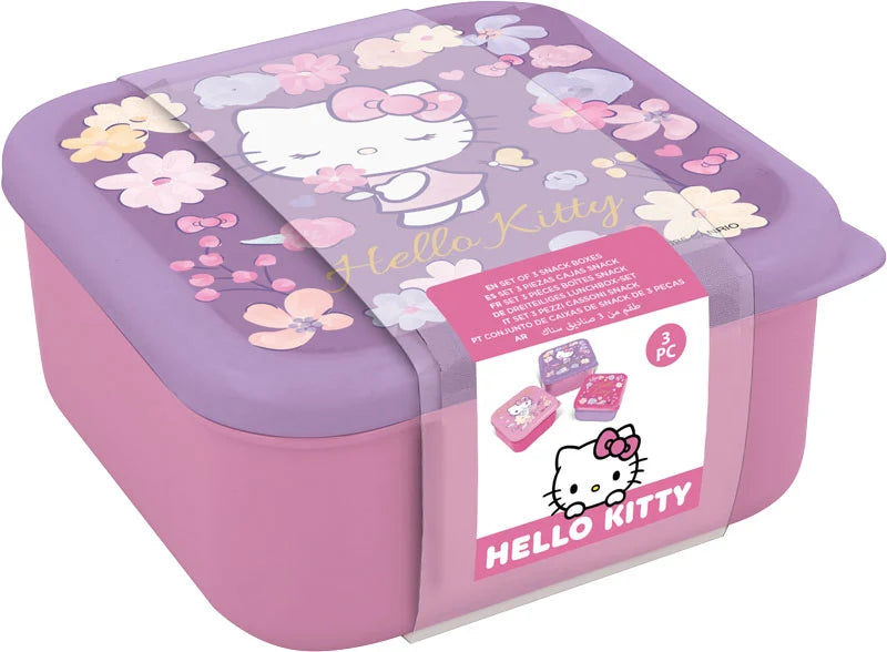 HELLO KITTY - Snack Boxes - 3 pcs