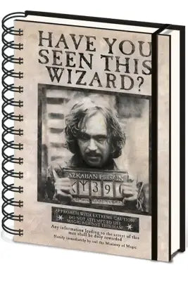 HARRY POTTER SIRIUS WANTED NOTEBOOK