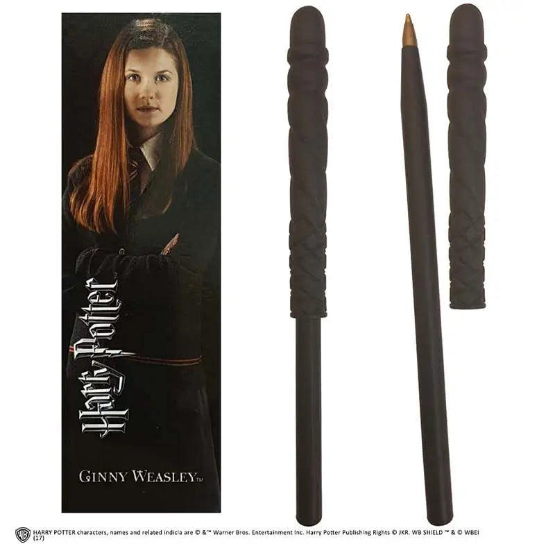 HP GINNY WAND PEN AND BOOKMARK