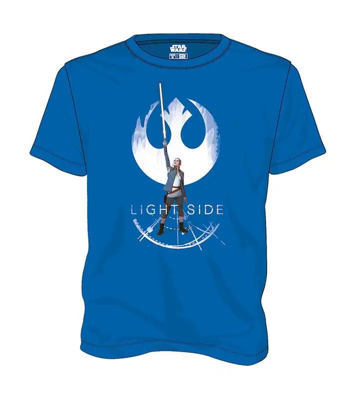 T/S SW EP VIII REY LIGHT SIDE BLUE BOY - M