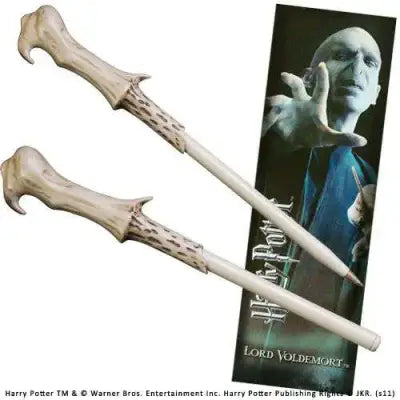HP VOLDEMORT WAND PEN AND BOOKMARK