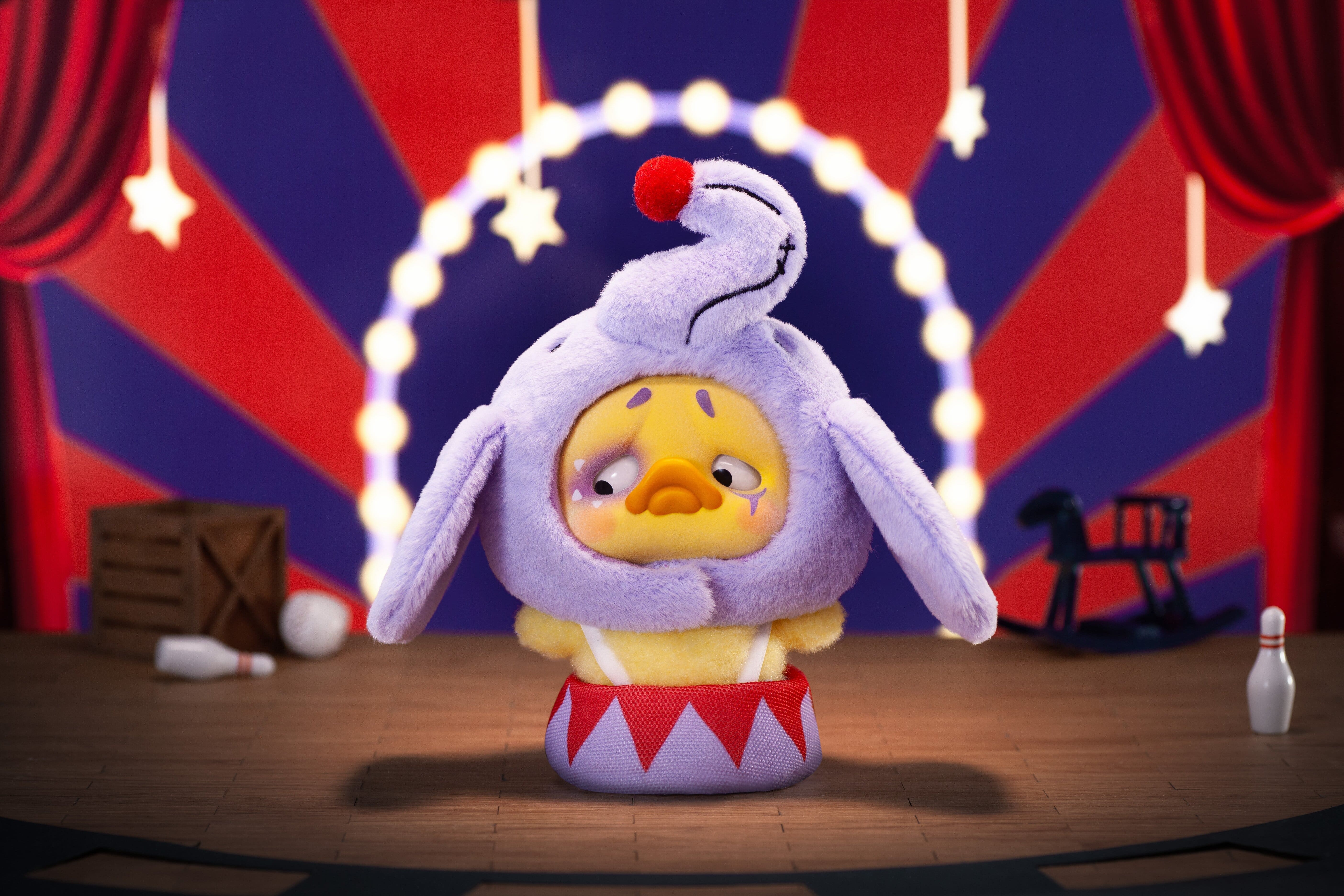 UPSETDUCK - Crazy Circus - Display of 6 Ducks 17cm - Mystery Box