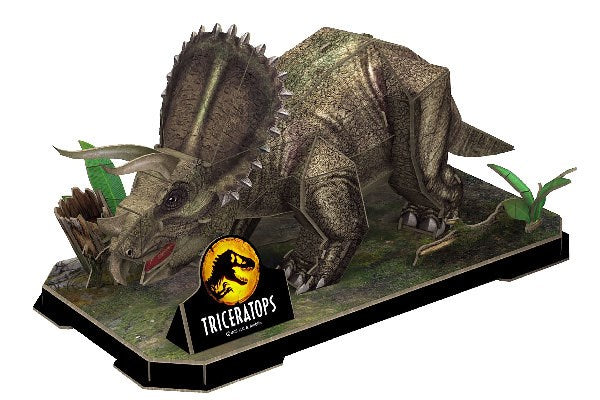 3D puzzle, Jurassic World Dominion, Triceratops