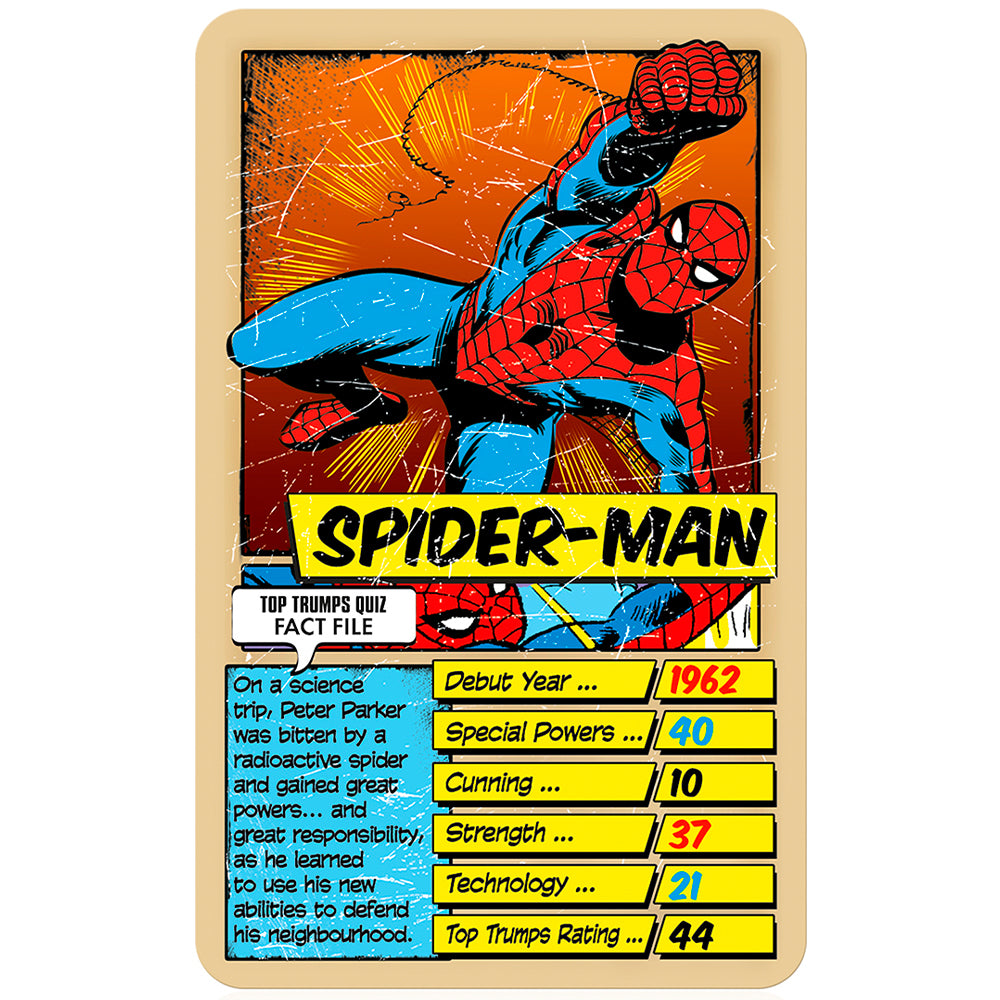 Winning Moves Marvel Comics Retro - Top Trumps Board Game