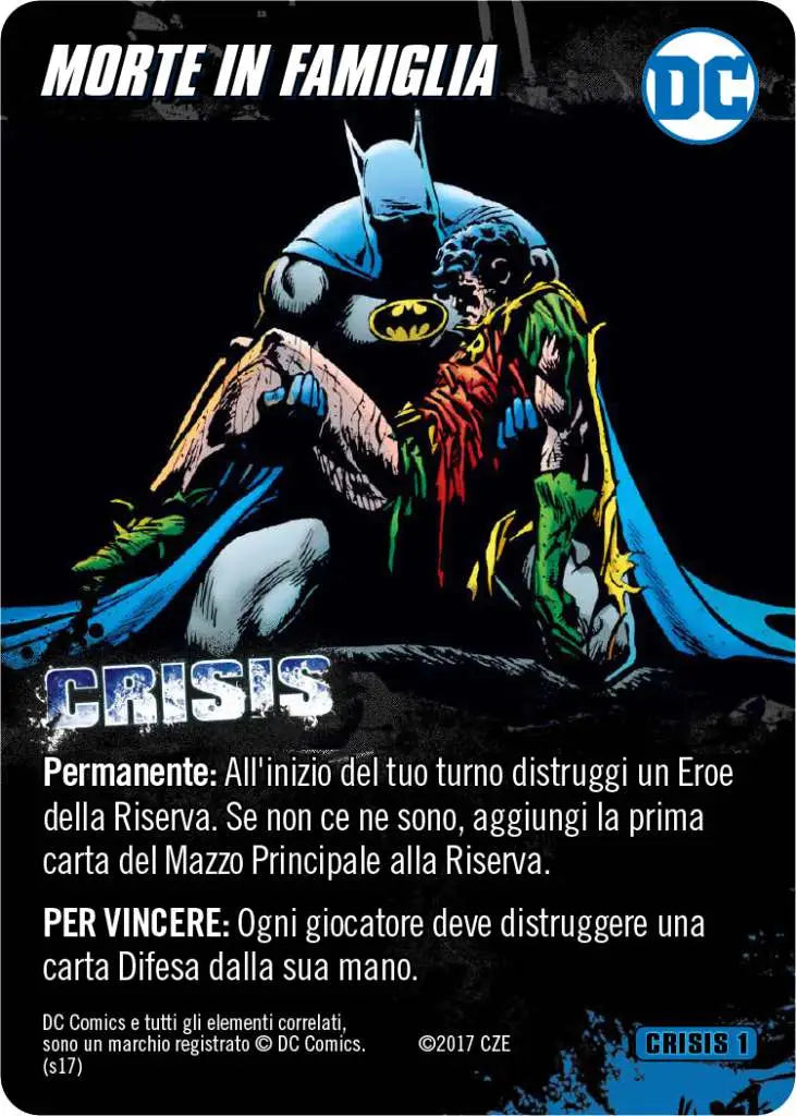 DC DECK BUILDING GAME CRISIS EXP SET ITA