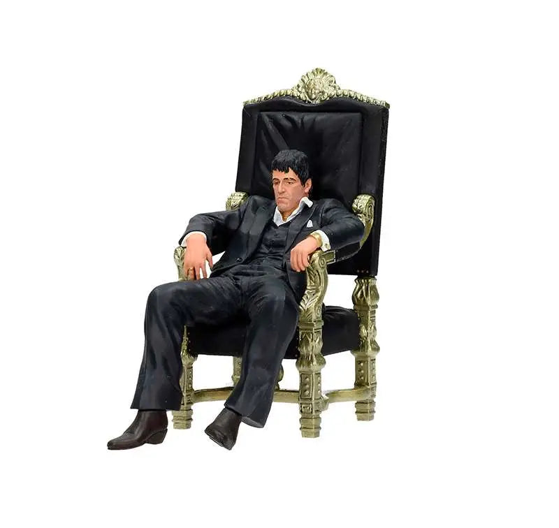 SCARFACE TONY MONTANA IN HIS CHAIR FIG