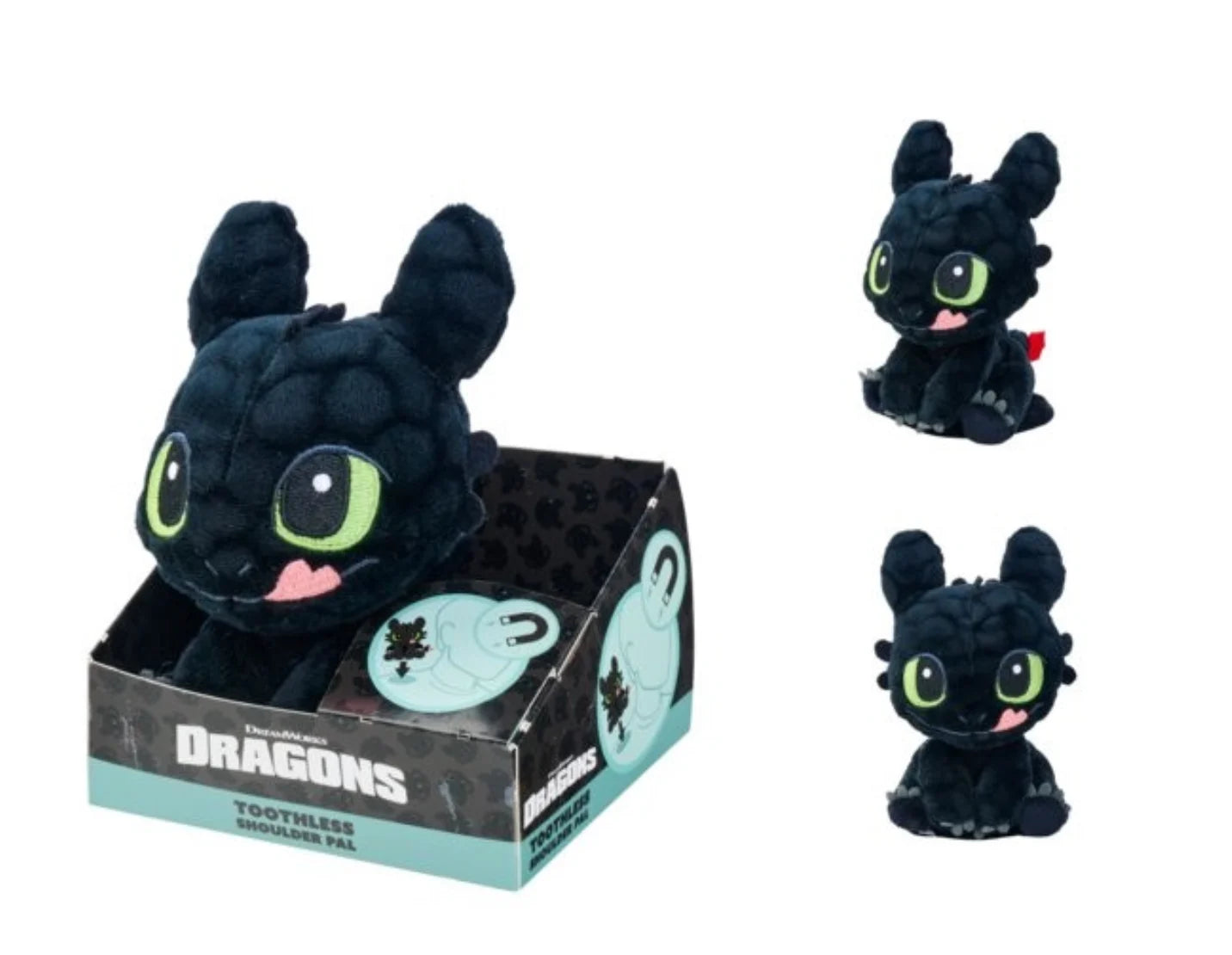 HTTD - Toothless - Plush Shoulder Pad with Magnetic -12cm