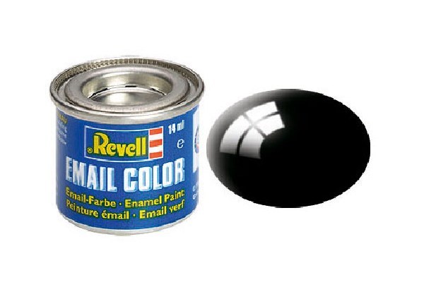 Enamel 14 ml. black, gloss