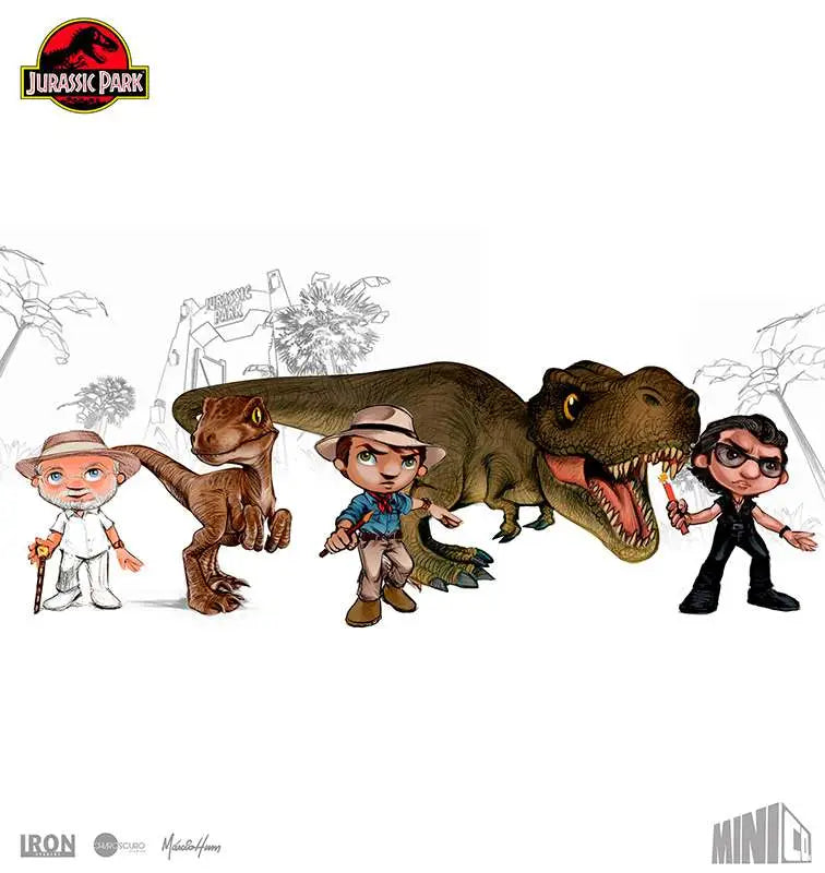JURASSIC PARK IAN MALCOM MINICO FIGURE