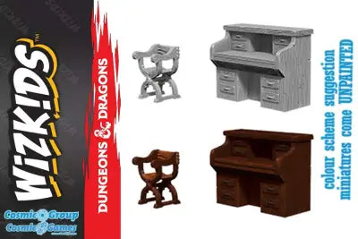 WIZKIDS UM DESK & CHAIRS