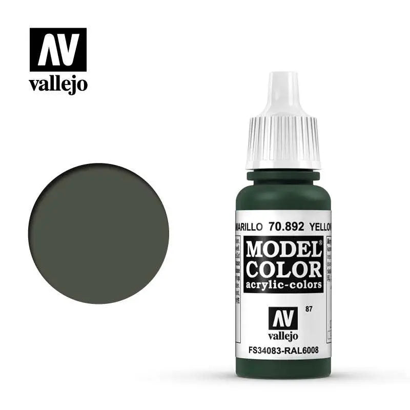 MODEL COLOR 70892 YELLOW OLIVE