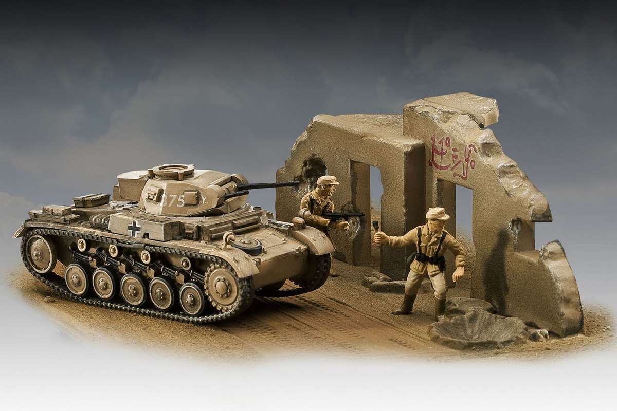 Model Set PzKpfw II Ausf. F 1:76