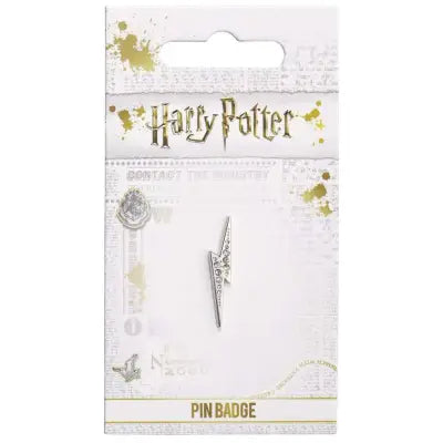 HP CRYSTALS LIGHTNING BOLT PIN BADGE