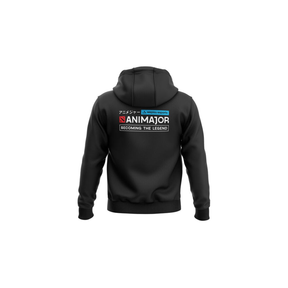 Animajor - Dota 2 Hoodie Black Juggernaut, M