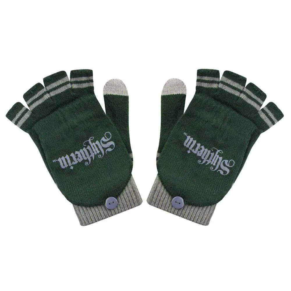 HP SLYTHERIN FINGERLESS GLOVES/MITTEN