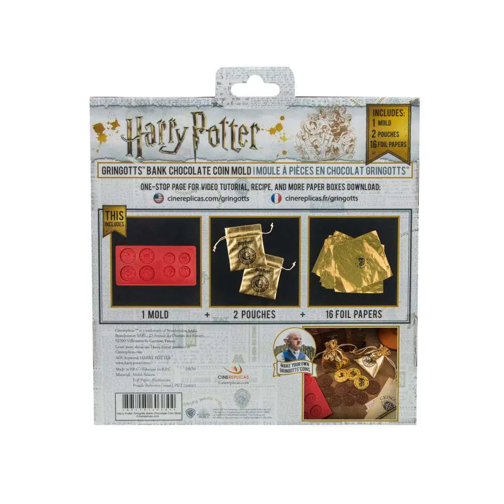 HP GRINGOTTS CHOCOLATE COIN MOLD SET