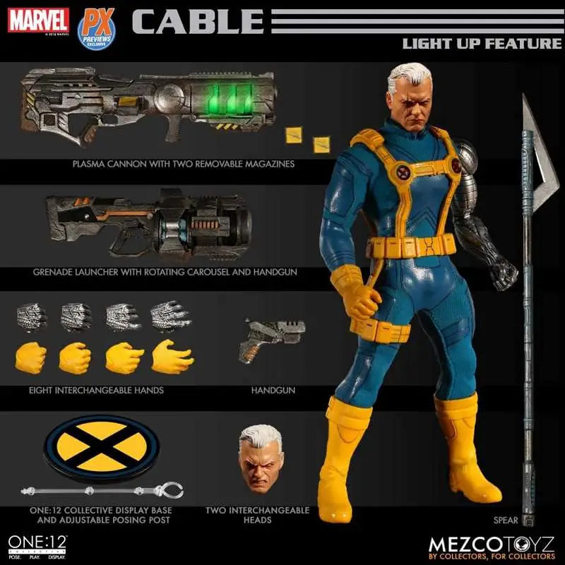 ONE 12 COLL MARVEL PX CABLE X-MEN ED AF