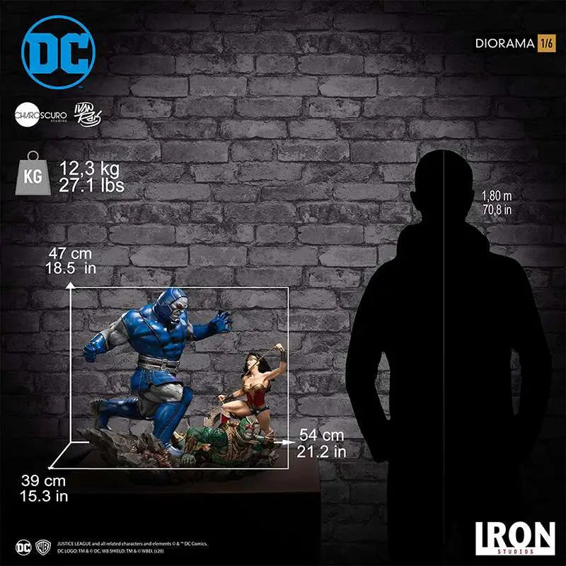 WONDER WOMAN VS DARKSEID 1/6 DIORAMA