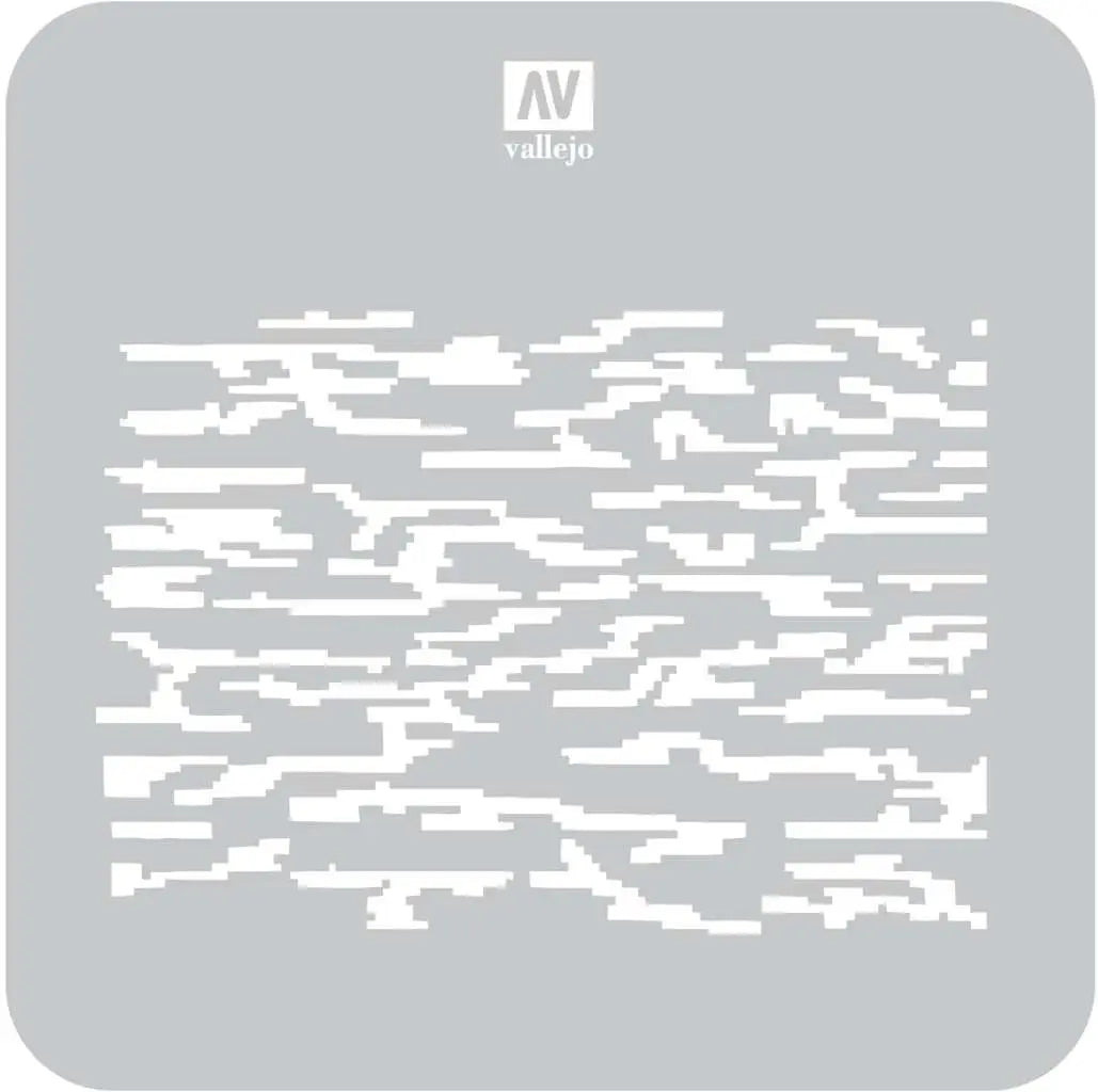 STENCIL STCAM004 PIXELATED MODERN CAMO