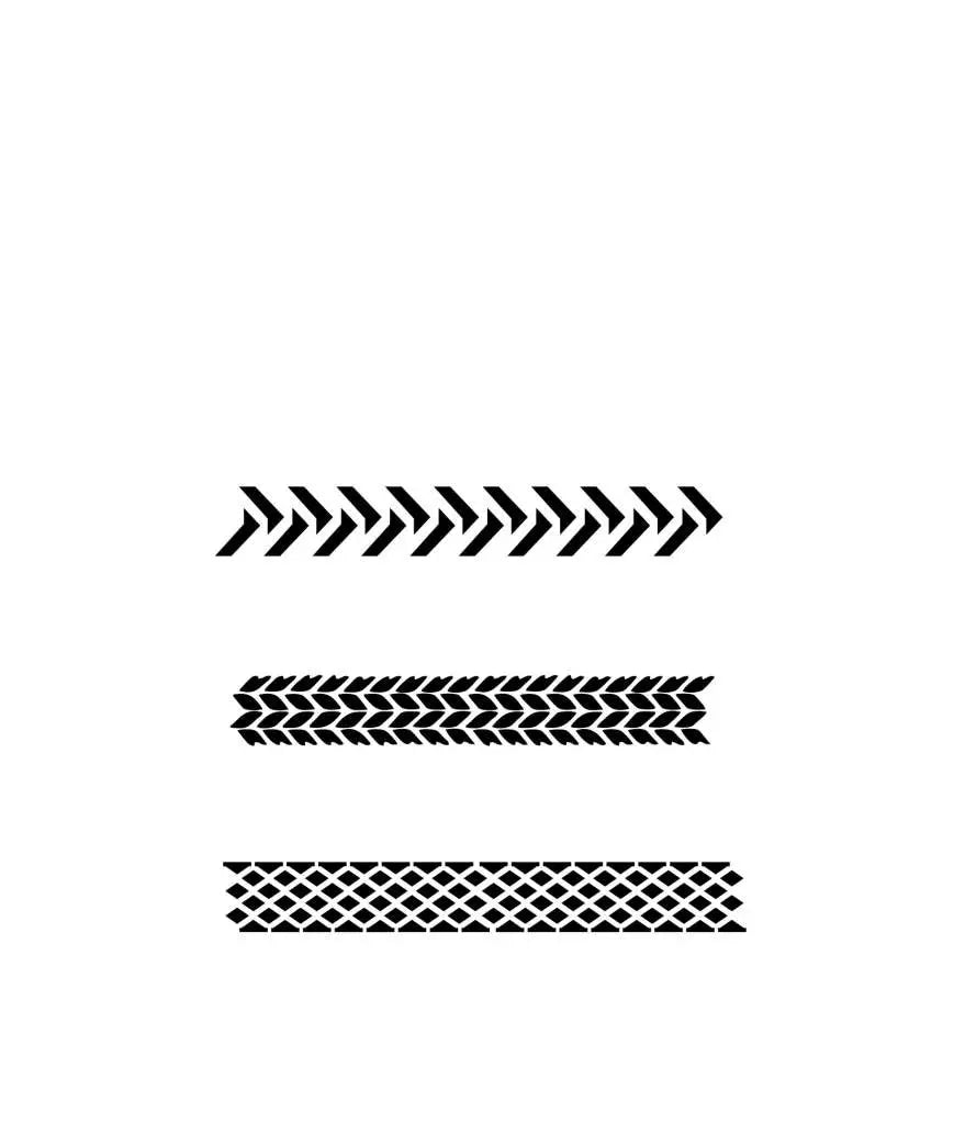 STENCIL STTX002 TYREMARKINGS