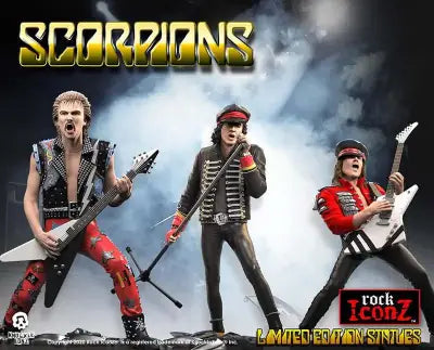 ROCK ICONZ SCORPIONS BAND STATUE SET