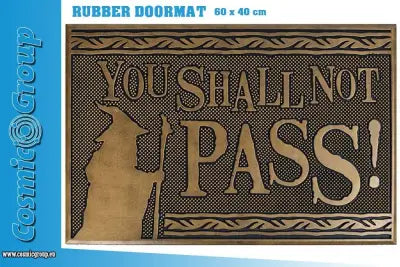 THE LORD OF THE RINGS RUBBER DOORMAT