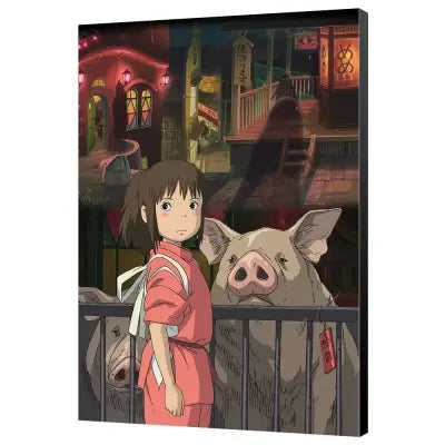 SPIRITED AWAY 35x50 WOOD PANEL