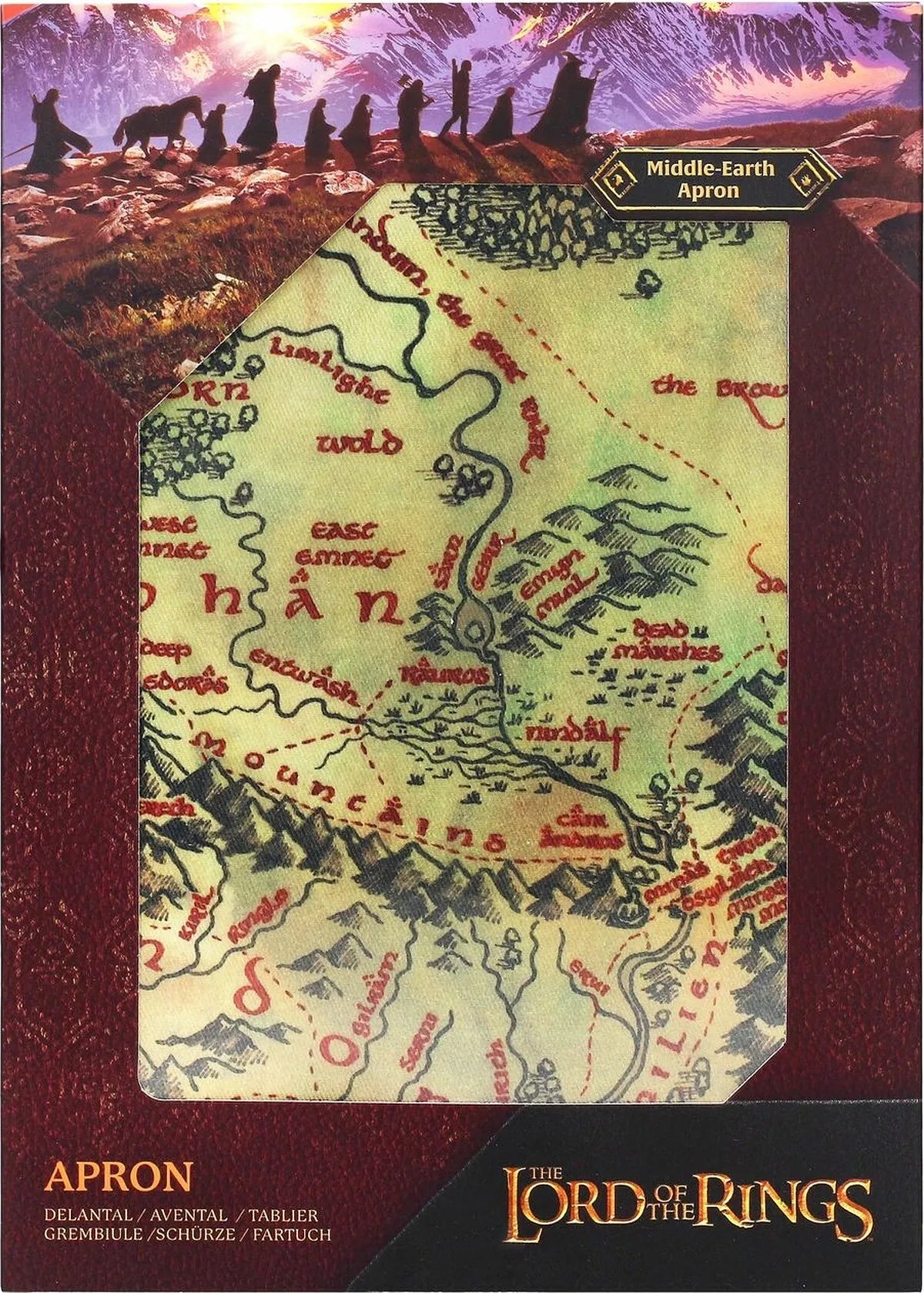 LOTR MAP APRON