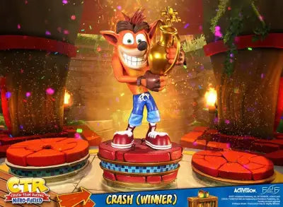 CRASH WINNER STATUE