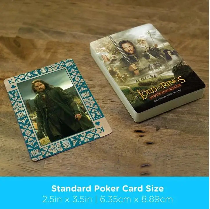 LOTR HEROES & VILAINS PLAYING CARDS