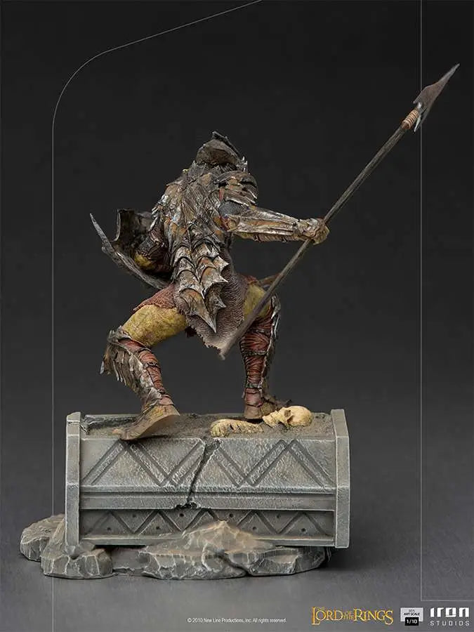 LOTR ARMORED ORC 1/10 ART STATUE