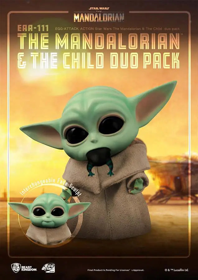 SW EGG AA MANDALORIAN & THE CHILD DUO PK