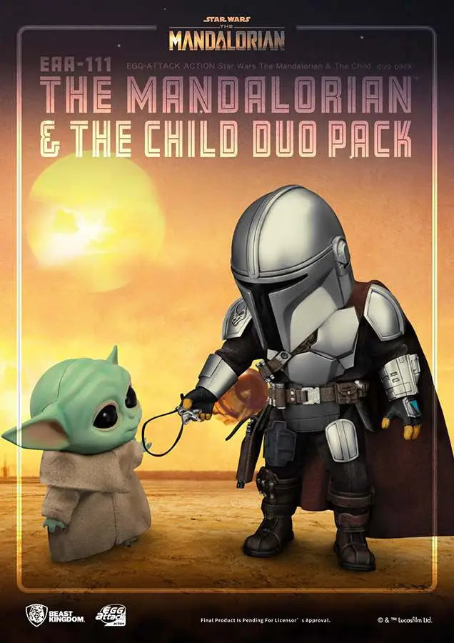 SW EGG AA MANDALORIAN & THE CHILD DUO PK