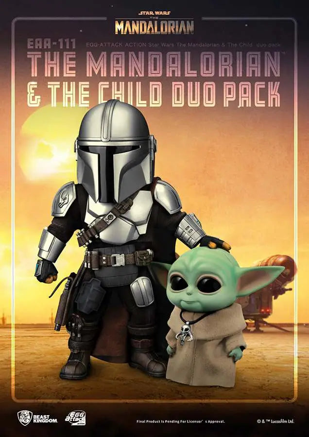 SW EGG AA MANDALORIAN & THE CHILD DUO PK