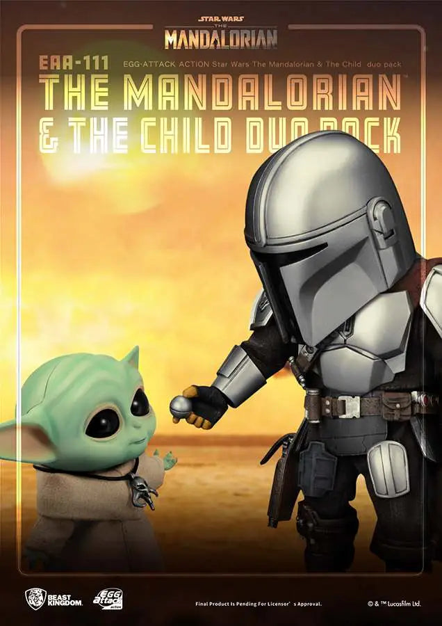 SW EGG AA MANDALORIAN & THE CHILD DUO PK