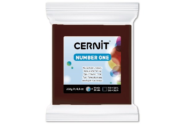 Cernit 800  Number One 250g brun