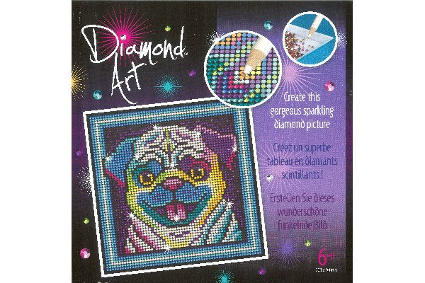 Diamond Art 20x20cm PUG