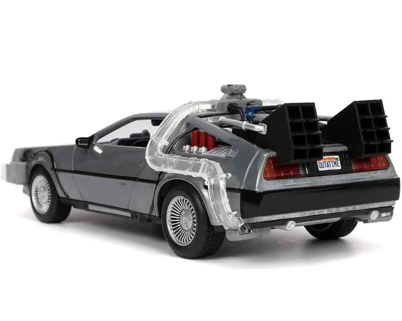 Back To The Future Part 1 - 1982 De Lorean DMC 12 - 1:24 Die-Cast Model With Lights