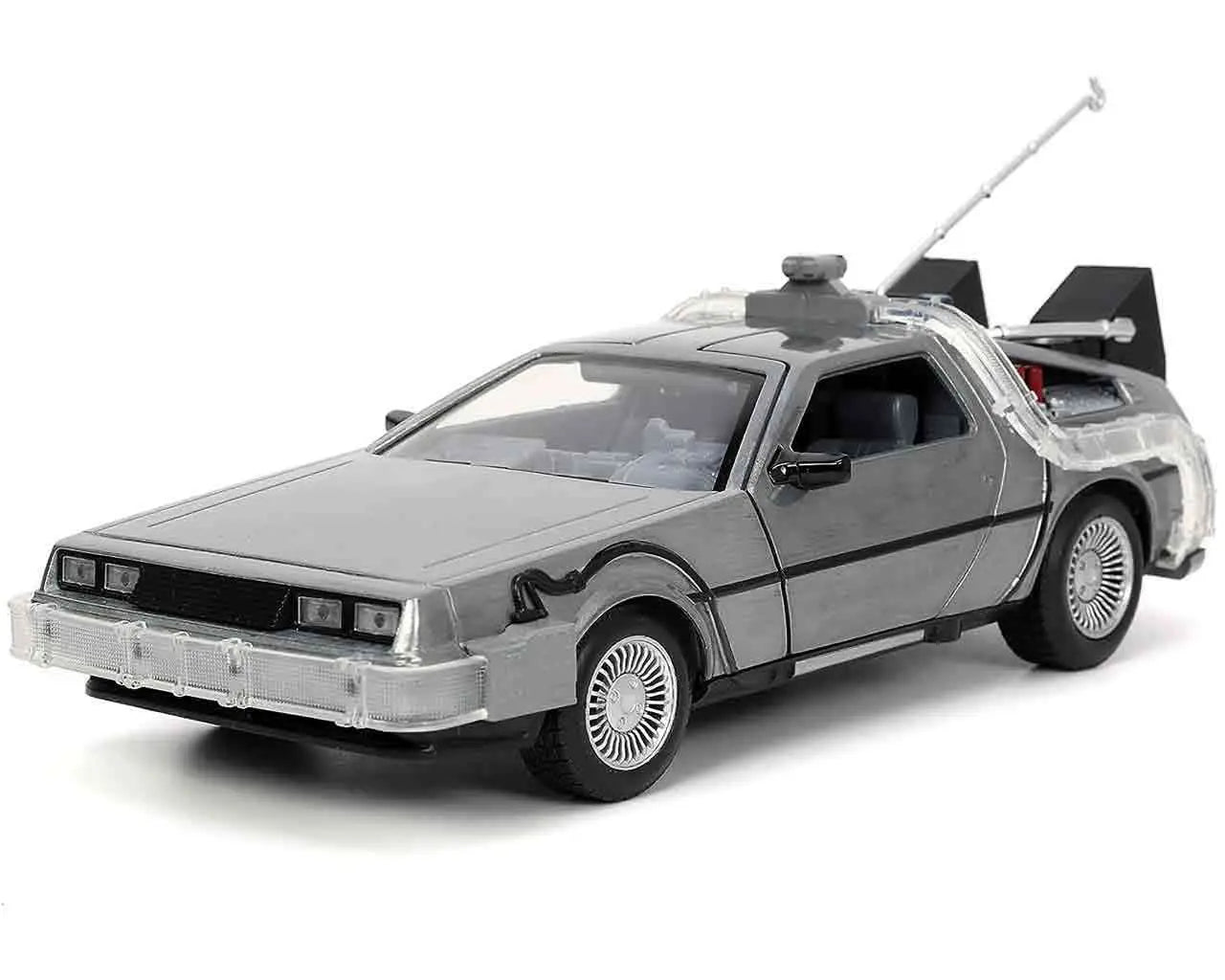 Back To The Future Part 1 - 1982 De Lorean DMC 12 - 1:24 Die-Cast Model With Lights