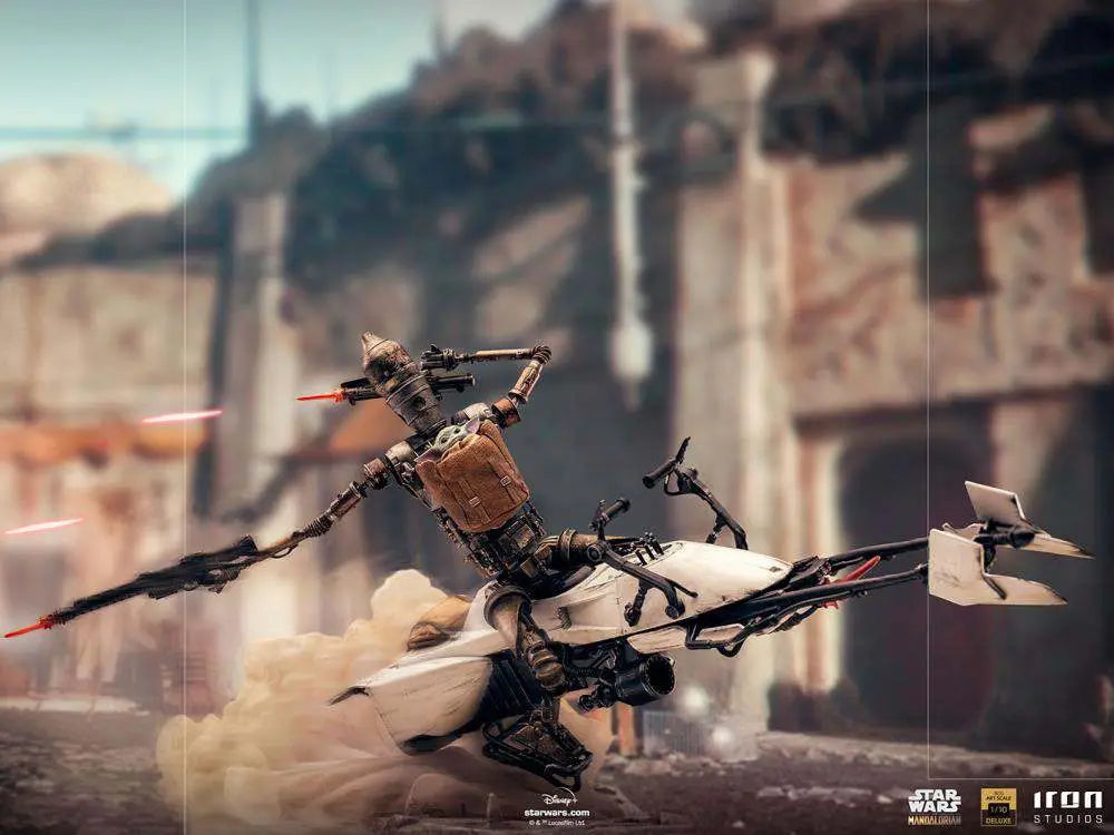 MANDALORIAN IG-11 AND CHILD 1/10  STATUE