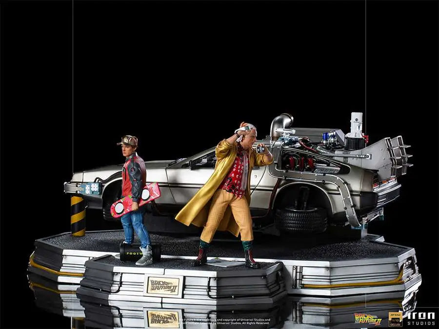 BTTF 2 DELOREAN FULL DLX SET 1/10 ART ST