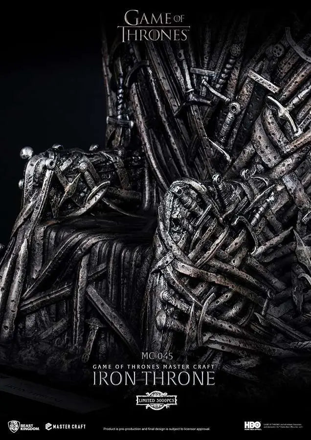 GOT IRON THRONE MASTER CRAFT STATUE