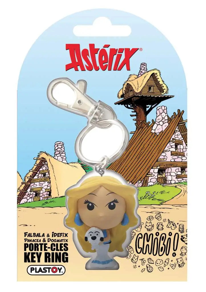 ASTERIX FALBALA WITH IDEFIX CHIBI KCHAIN