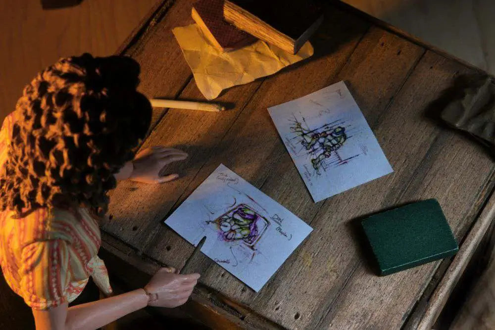 TMNT 1990 MOVIE APRIL&CASEY FARM 2-PACK