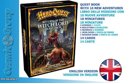 HEROQUEST RETURN OF WITCH LORD ENGLISH