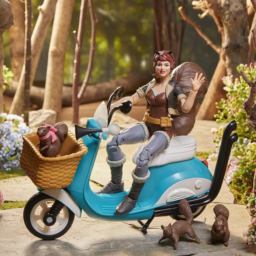MARVEL LEGENDS SQUIRREL GIRL+SCOOTER AF
