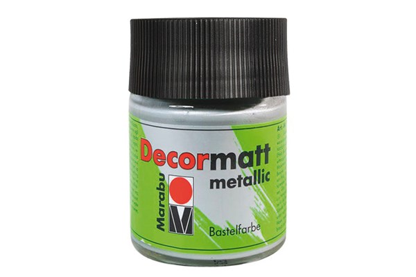 Decormatt 50ml 782 Metallic sølv