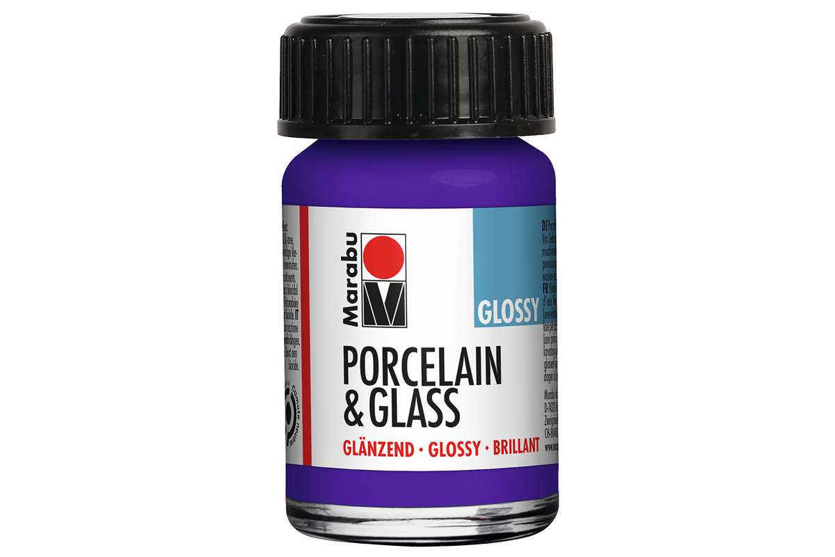 Porcelain & Glass glossy 15ml, violet (251)